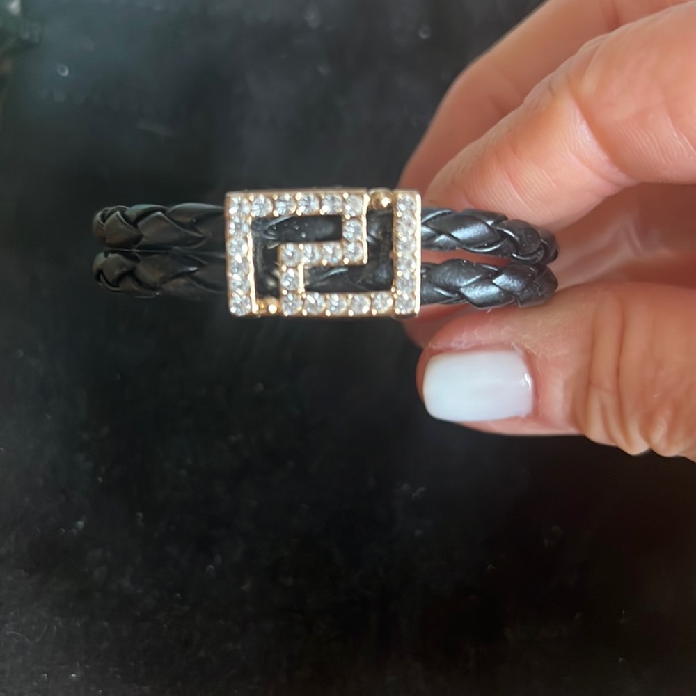 Park Lane braided bracelet with slider charm